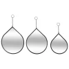 ATMOSPHERA Lot de 3 miroirs goutte "Leny" Outlet