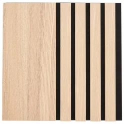 ATMOSPHERA Lot de 3 panneaux décoratifs tasseaux bois Colva Best