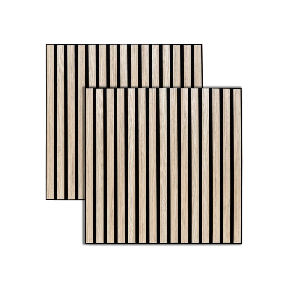 ATMOSPHERA Lot de 2 panneaux décoratifs tasseaux bois Colva Hot