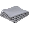 ATMOSPHERA Lot de 4 serviettes de table, coton Discount