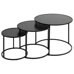 ATMOSPHERA Lot de 3 tables d'appoint "Noan" Outlet