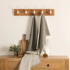 ATMOSPHERA Lot de 3 torchons coton