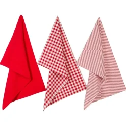 ATMOSPHERA Lot de 3 torchons coton Online