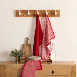 ATMOSPHERA Lot de 3 torchons coton New