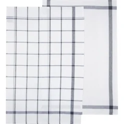 ATMOSPHERA Lot de 2 torchons coton Outlet