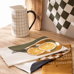 ATMOSPHERA Lot de 3 torchons "Helu" Sale