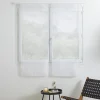 ATMOSPHERA Lot de 2 voilages "Feuille" Clearance