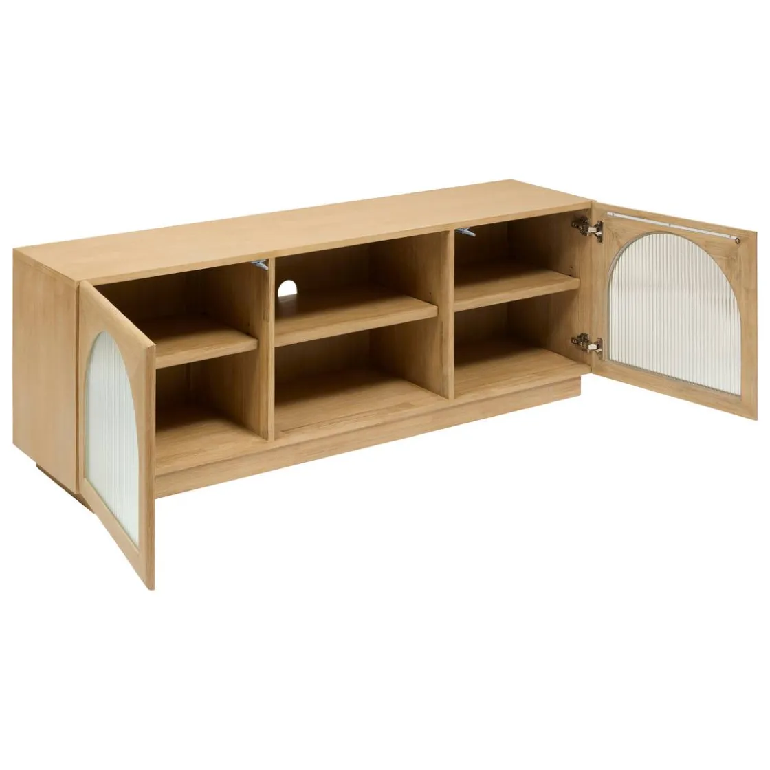 ATMOSPHERA Meuble TV 2 portes 3 étagères "Lousada" Hot