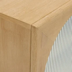 ATMOSPHERA Meuble TV 2 portes 3 étagères 