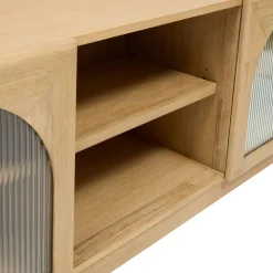 ATMOSPHERA Meuble TV 2 portes 3 étagères 