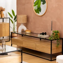 ATMOSPHERA Meuble TV 3 tiroirs "Aldea" Hot