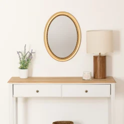 ATMOSPHERA Miroir rond moulure 