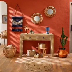 ATMOSPHERA Miroir tressé 