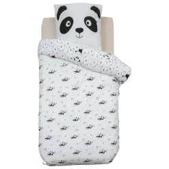 ATMOSPHERA Parure de lit 2 pièces enfant Panda "Andy" Hot