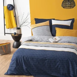ATMOSPHERA Parure de lit 3 pièces "Etnik rayé"