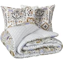 ATMOSPHERA Parure de lit 3 pièces imprimée "Khafu" Best