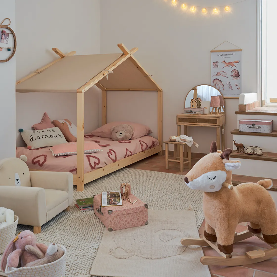 ATMOSPHERA Parure de lit enfant 2 pièces, coton tufté Outlet
