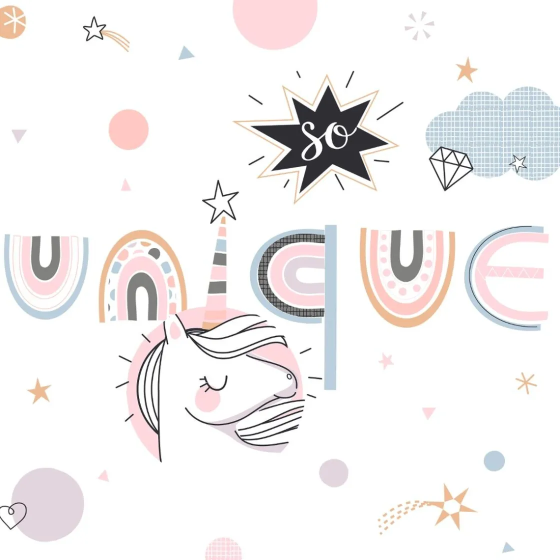 ATMOSPHERA Parure de lit enfant 2 pièces "Licorne" New