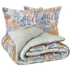 ATMOSPHERA Parure de lit imprimée "Azura" New