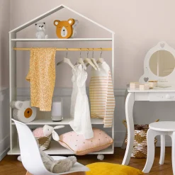 ATMOSPHERA Penderie enfant à roulettes