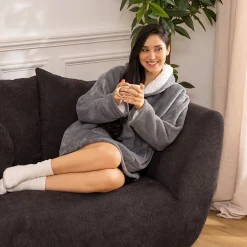 ATMOSPHERA Plaid à manches capuche New