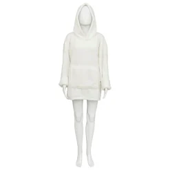 ATMOSPHERA Plaid à manches capuche flanelle "teddy" New