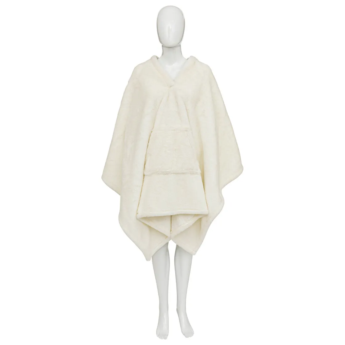 ATMOSPHERA Plaid à manches fourrure "Aksel" Clearance