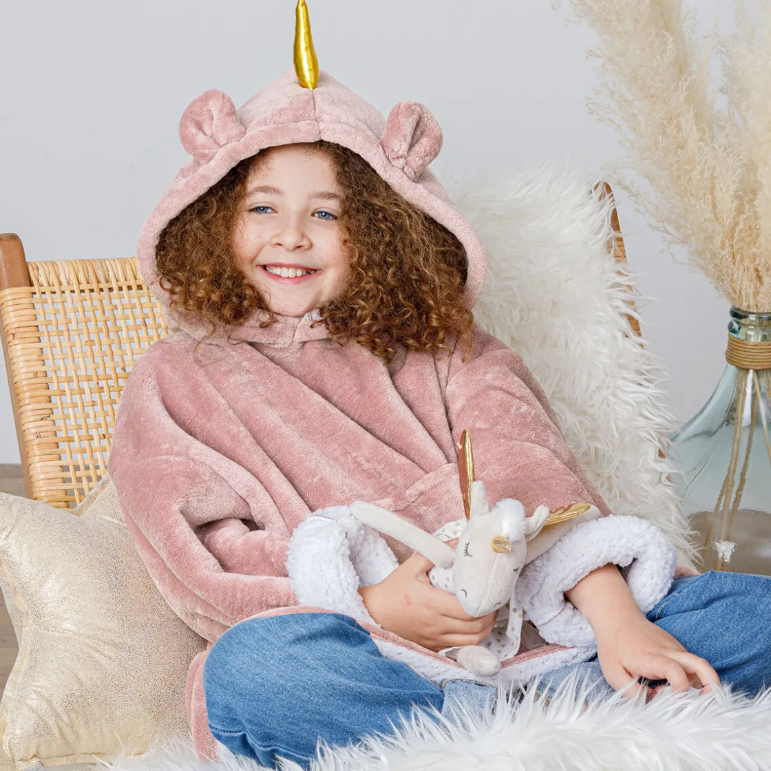 ATMOSPHERA Plaid à manches "Licorne