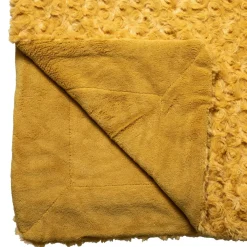 ATMOSPHERA Plaid "Bouclette" fausse fourrure Clearance