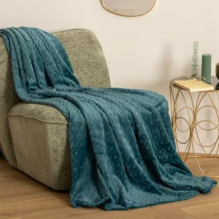 ATMOSPHERA Plaid "3D Losange" flanelle Online