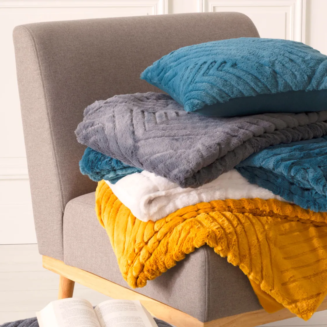 ATMOSPHERA Plaid "3D Losange" flanelle New