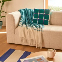 ATMOSPHERA Plaid effet mohair "Flow" Sale