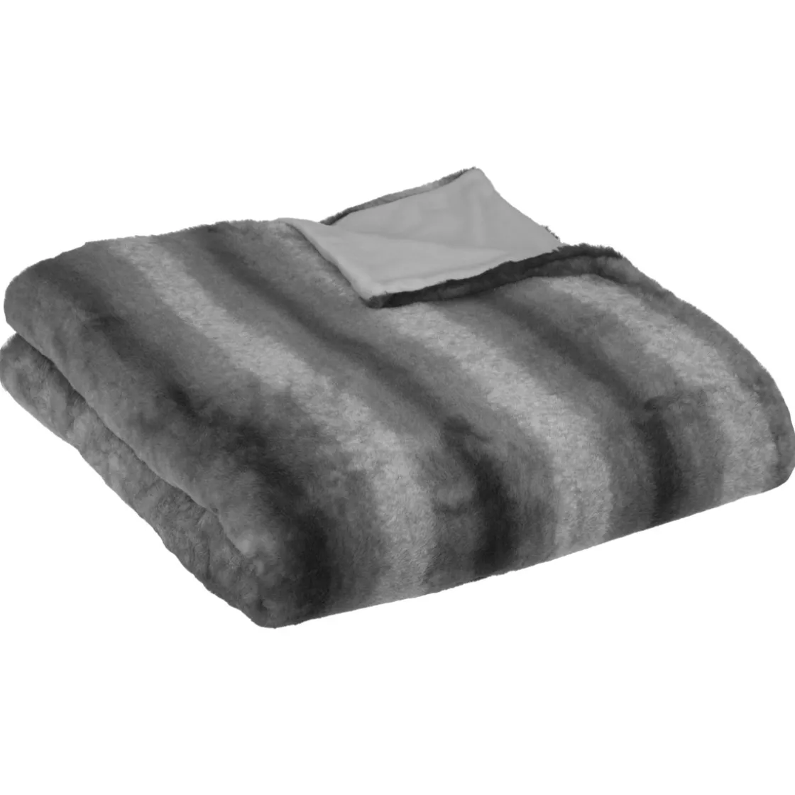 ATMOSPHERA Plaid "Grizzli" fausse fourrure Best