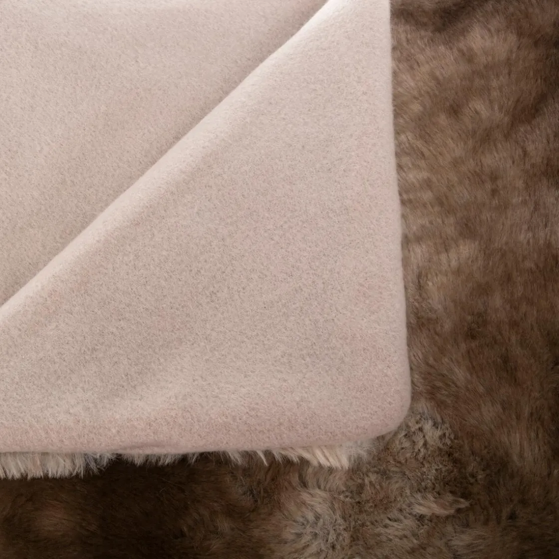 ATMOSPHERA Plaid "Grizzli" fausse fourrure