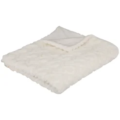 ATMOSPHERA Plaid "Mara" fausse fourrure Clearance