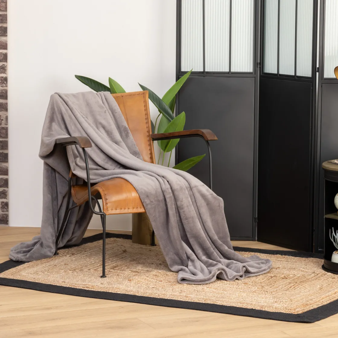 ATMOSPHERA Plaid microfibre Clearance