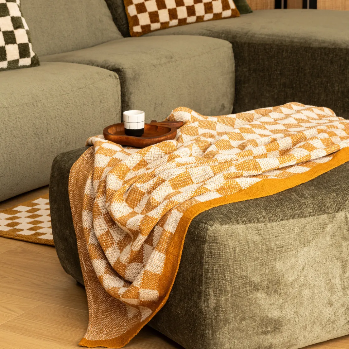 ATMOSPHERA Plaid tricot "Itha" Discount