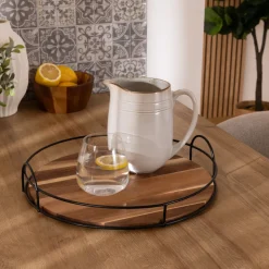 ATMOSPHERA Plat de présentation "Twisted Lime" New