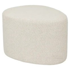 ATMOSPHERA Pouf galet bouclette "Estria" New