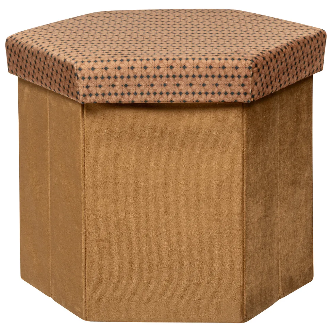 ATMOSPHERA Pouf pliant hexagonal "Jiling" New