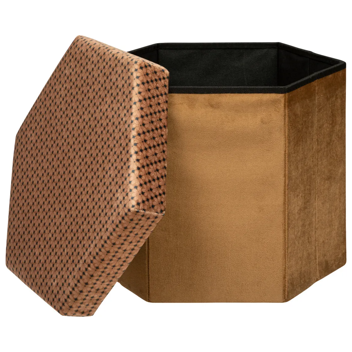 ATMOSPHERA Pouf pliant hexagonal "Jiling" New