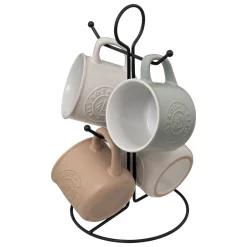 ATMOSPHERA Rack 4 mugs "Leo" Sale