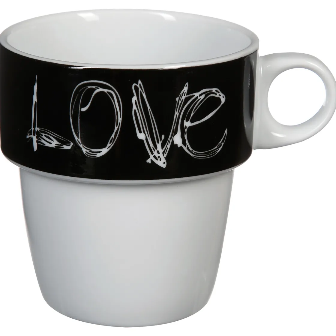 ATMOSPHERA Rack 6 mugs "Love" Hot