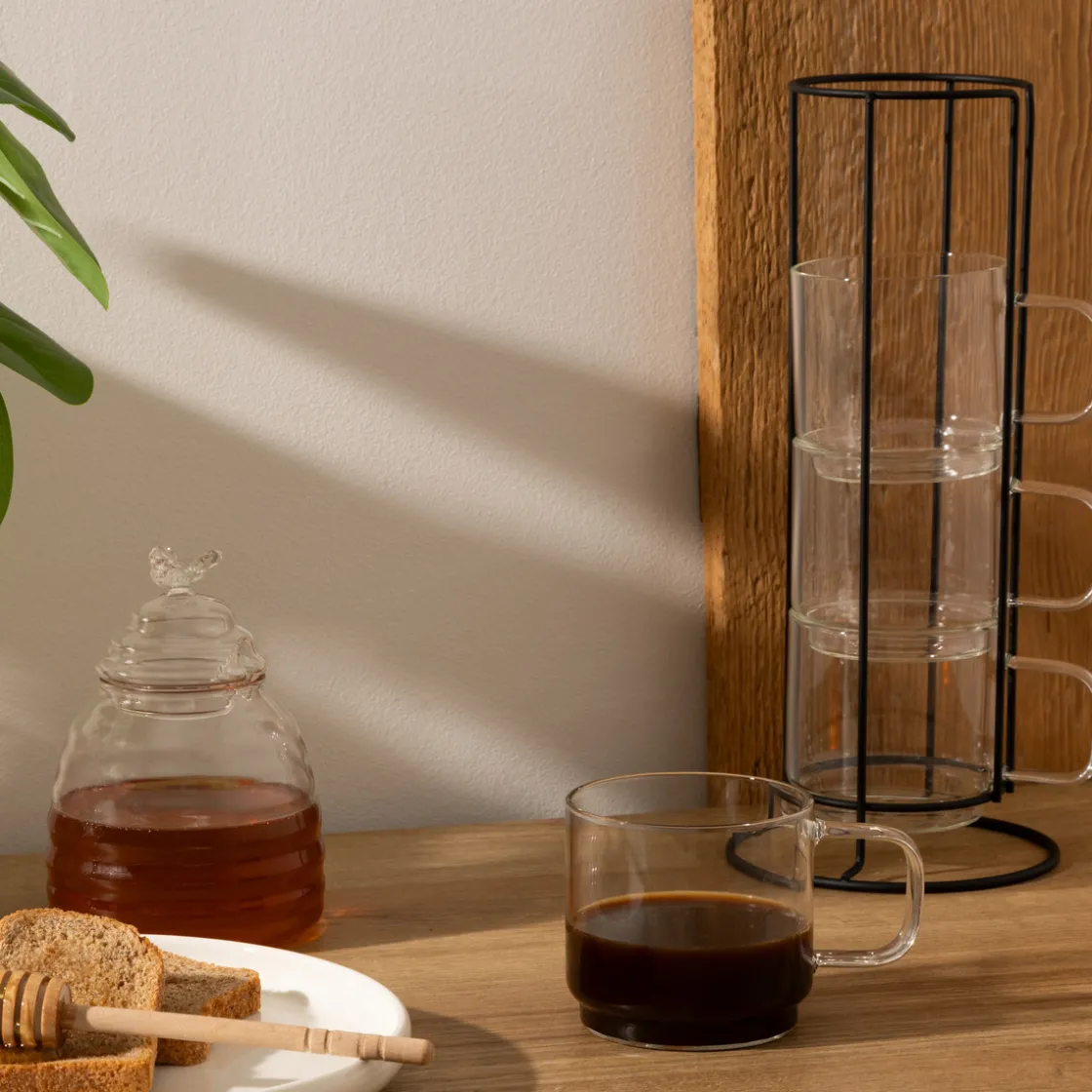 ATMOSPHERA Rack 4 mugs "Mia" Clearance