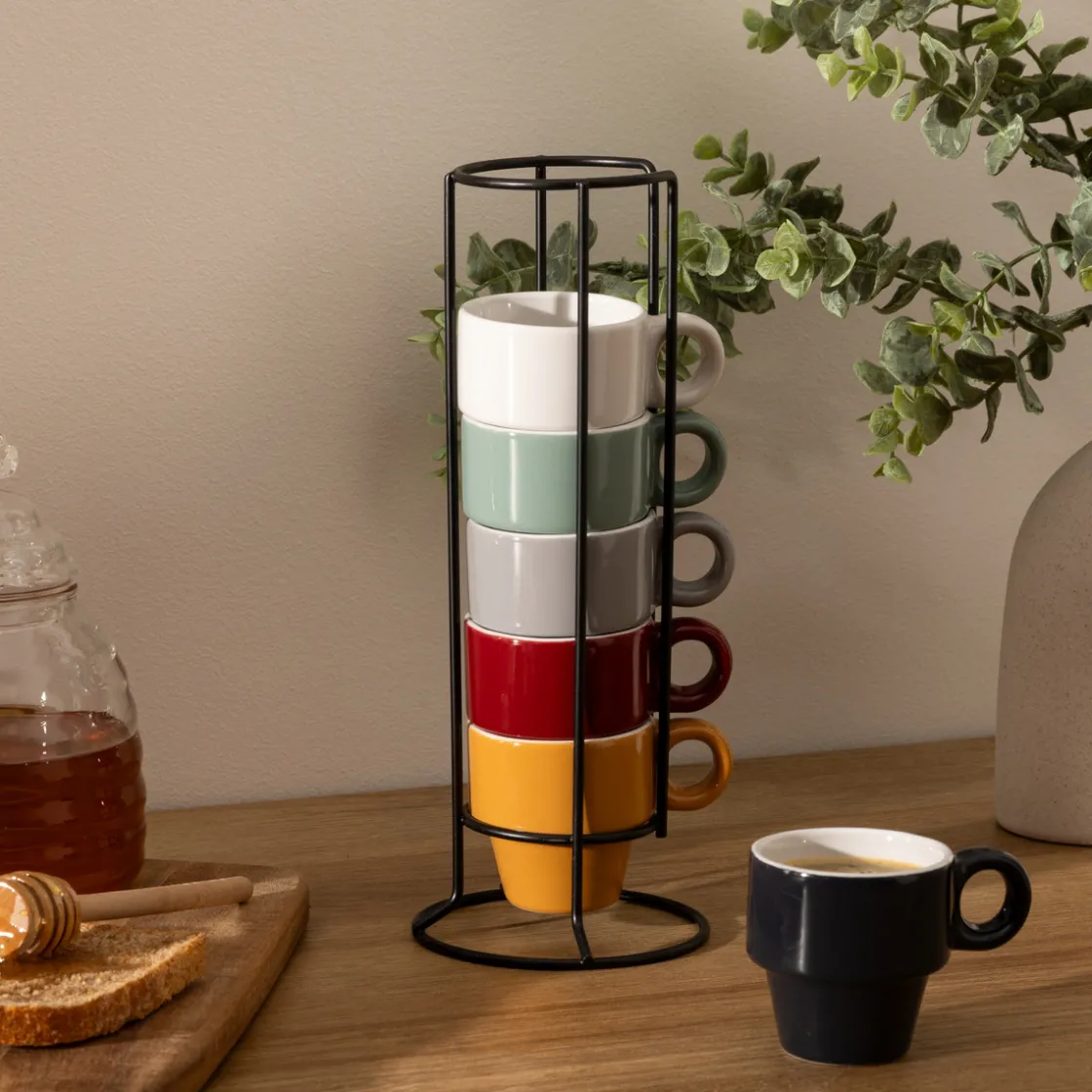 ATMOSPHERA Rack 6 tasses "Colorama" Sale