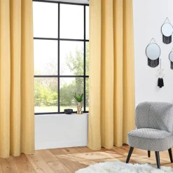 ATMOSPHERA Rideau "Géom", motifs jacquard Best