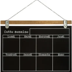 ATMOSPHERA Semainier ardoise "Micha" New