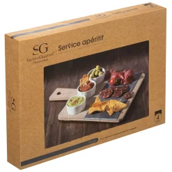 ATMOSPHERA Service apéritif 4 pièces Sale