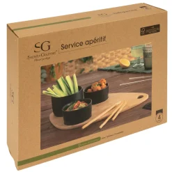 ATMOSPHERA Service apéritif 4 pièces Discount