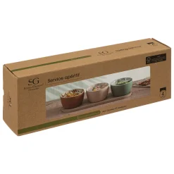 ATMOSPHERA Service apéritif 4 pièces 